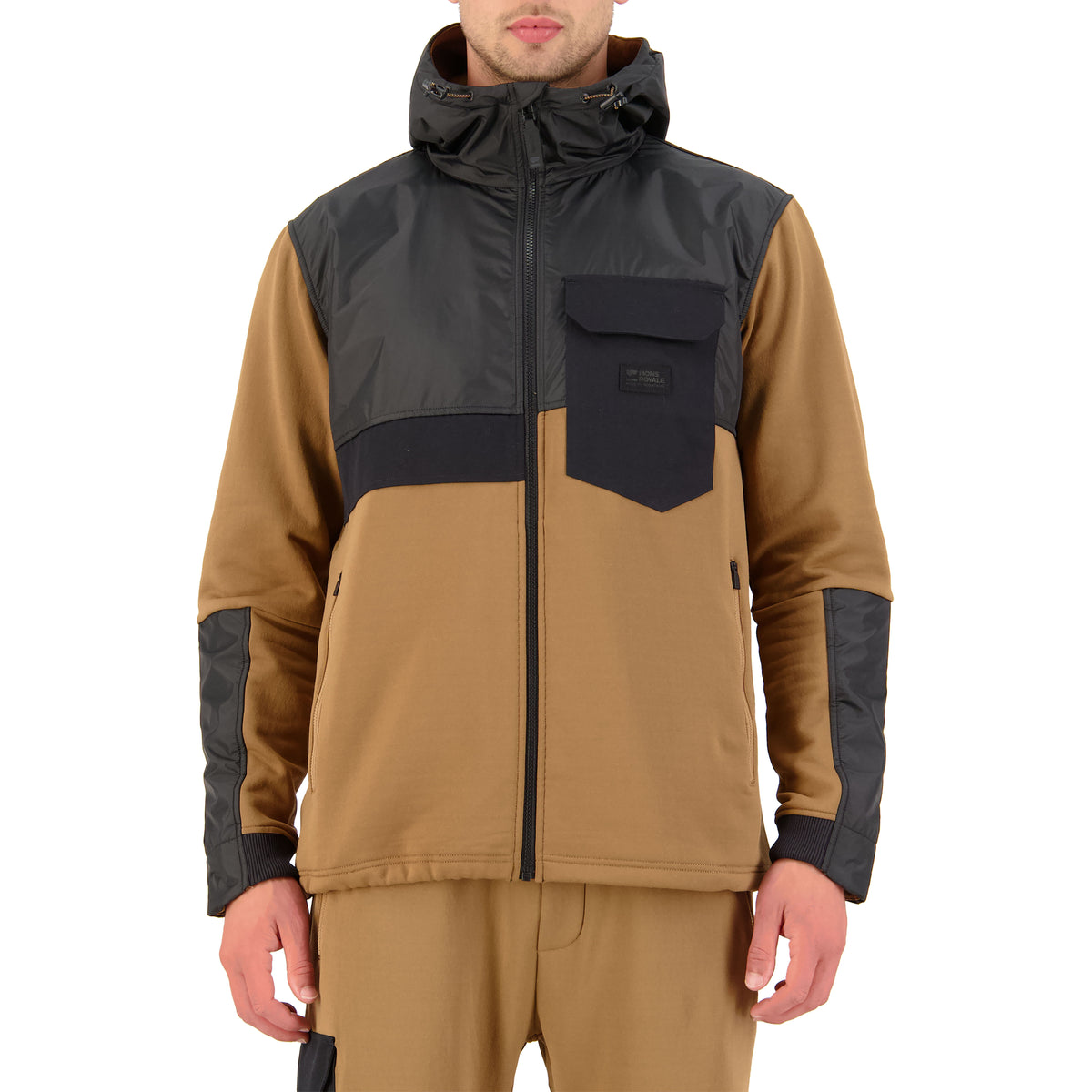 MONS ROYALE Decade Mid Hoodie - Men's Toffee