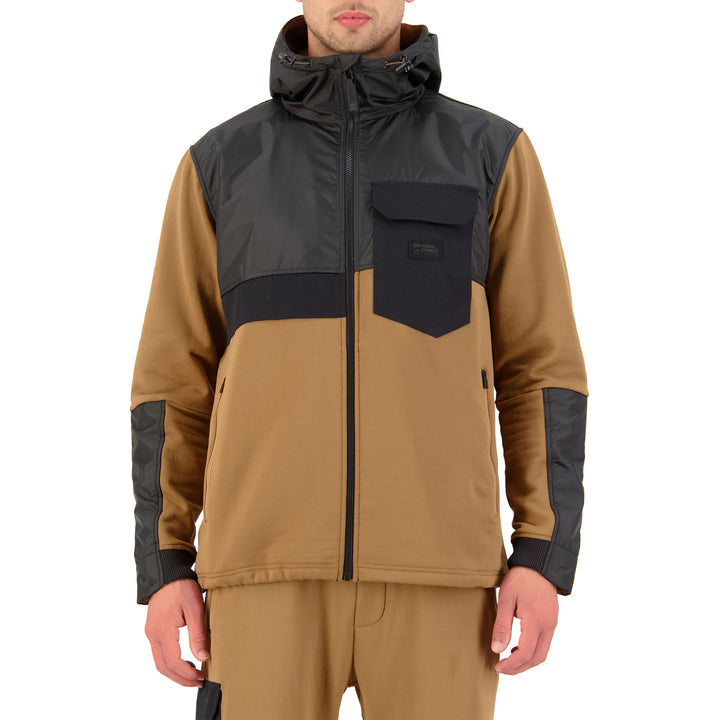 MONS ROYALE Decade Mid Hoodie - Men's Toffee
