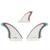 Captain Fin Tyler Warren Twin + Trailer Especial Single Tab Fin Set