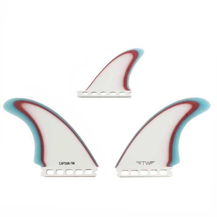 Captain Fin Tyler Warren Twin + Trailer Especial Single Tab Fin Set