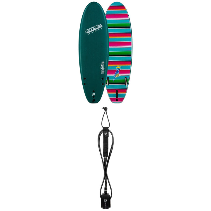 Catch Surf Odysea 6'0" Log x Johnny Redmond Surfboard + Creatures of Leisure Icon 6' Surf Leash