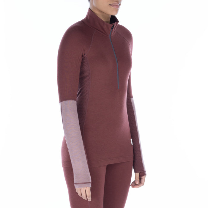 Artilect Flatiron 185 1/4 Zip Top - Women's Andorra/Twilight Mauve