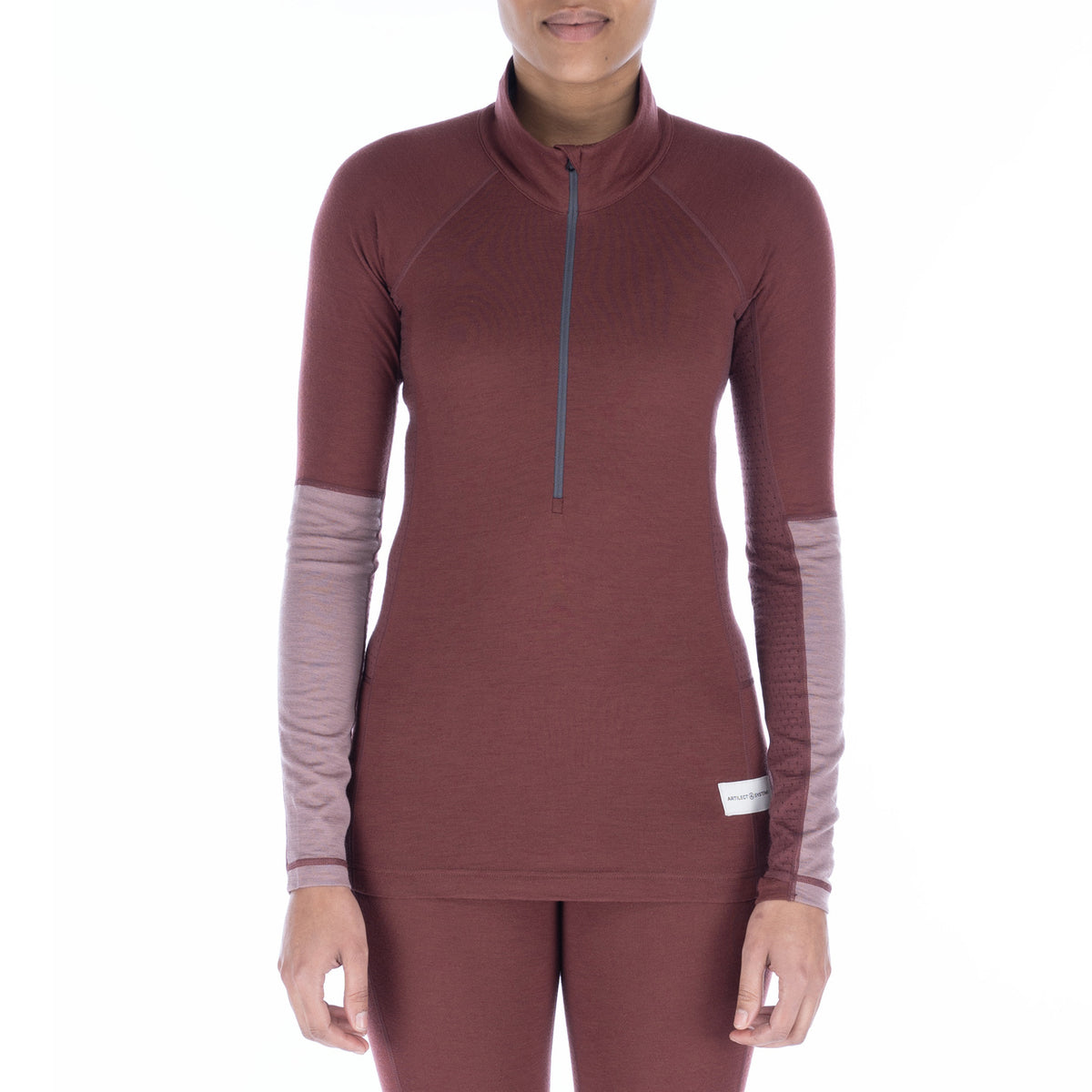 Artilect Flatiron 185 1/4 Zip Top - Women's Andorra/Twilight Mauve