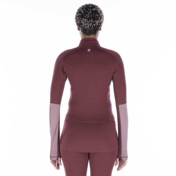 Artilect Flatiron 185 1/4 Zip Top - Women's Andorra/Twilight Mauve