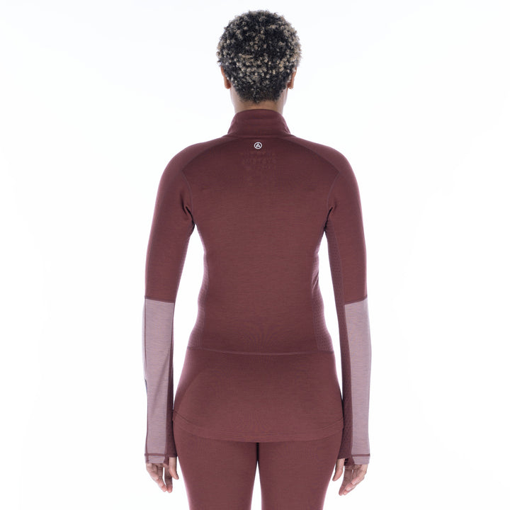 Artilect Flatiron 185 1/4 Zip Top - Women's Andorra/Twilight Mauve