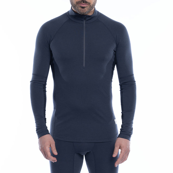 Artilect Flatiron 185 1/4 Zip Top - Men's Dusk Blue/Black