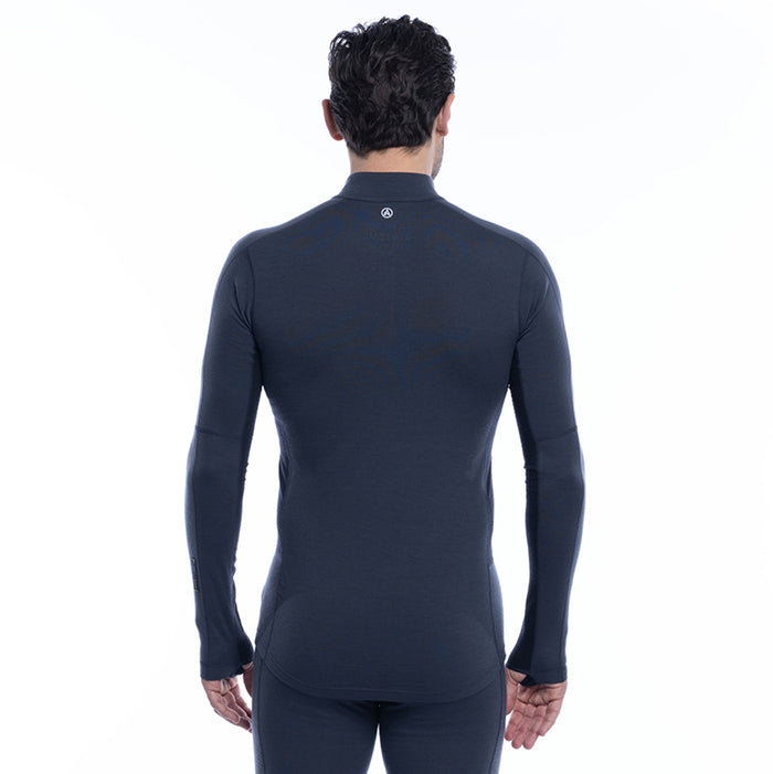 Artilect Flatiron 185 1/4 Zip Top - Men's Dusk Blue/Black