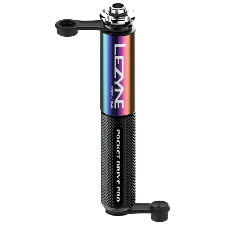 Lezyne Pocket Drive Pro Hand Pump Neo Metallic/Black