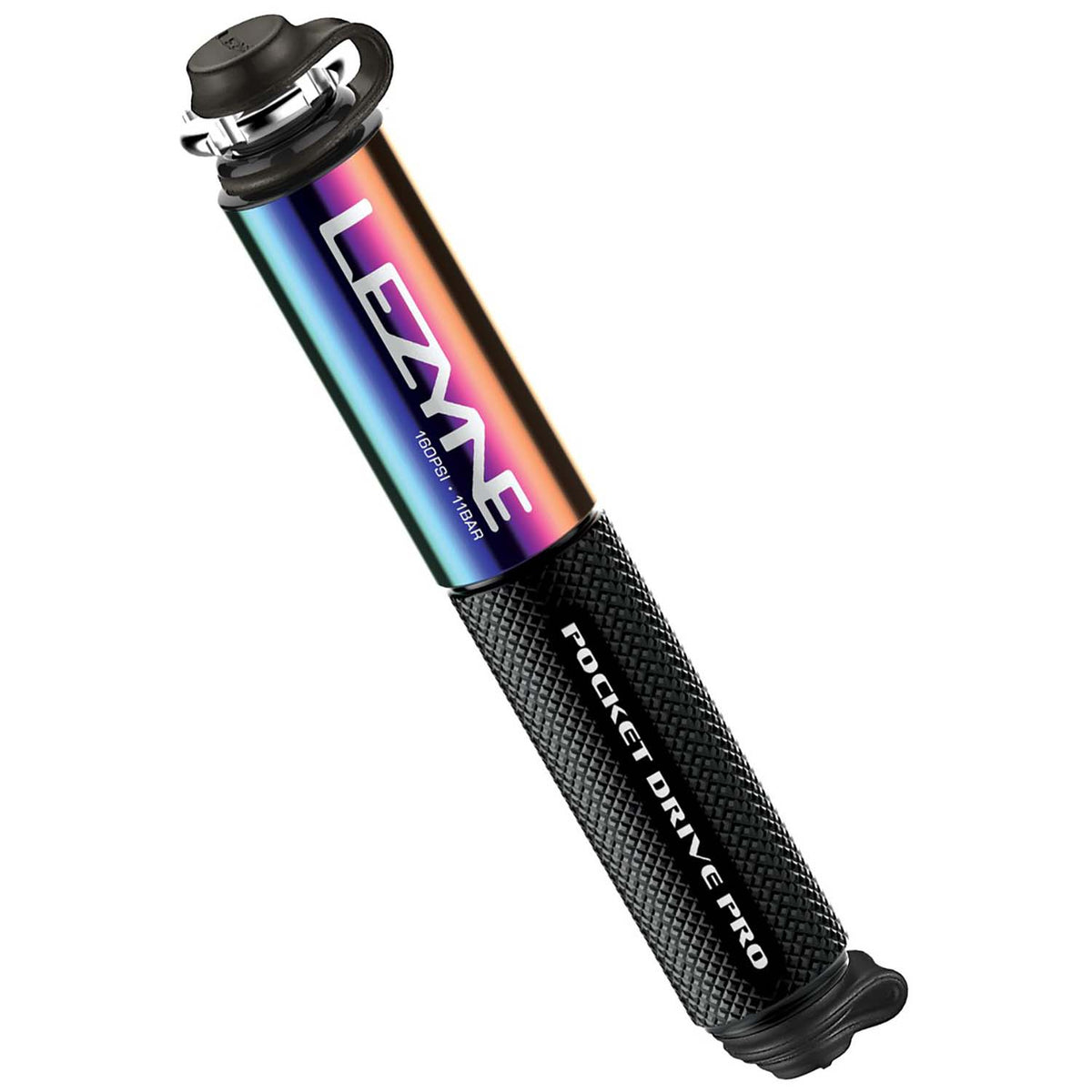 Lezyne Pocket Drive Pro Hand Pump Neo Metallic/Black