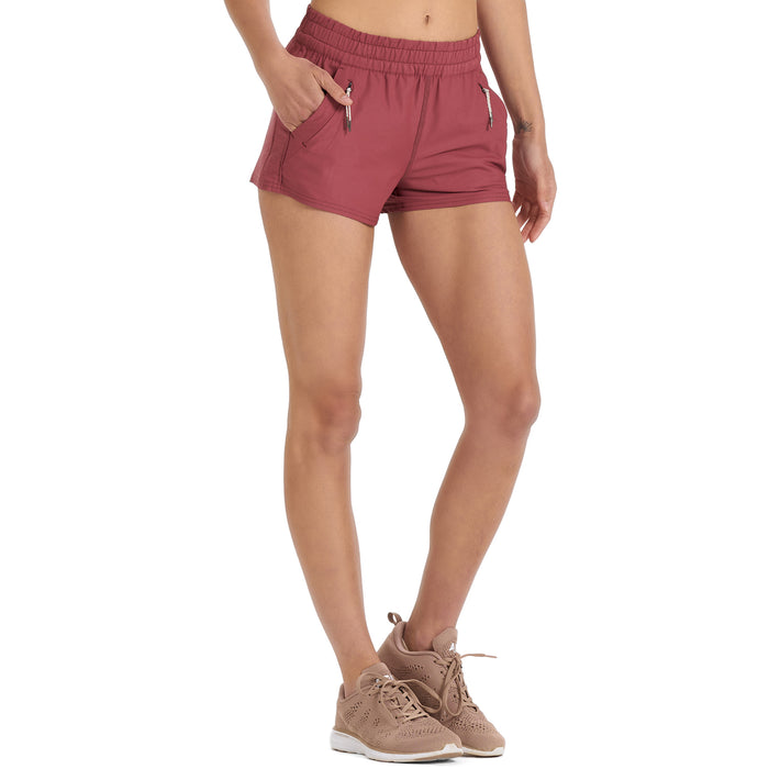 Vuori Dash Shorts - Women's Desert Rose