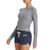 Vuori Long-Sleeve Mudra Fitted T-Shirt - Women's Medium Heather Grey