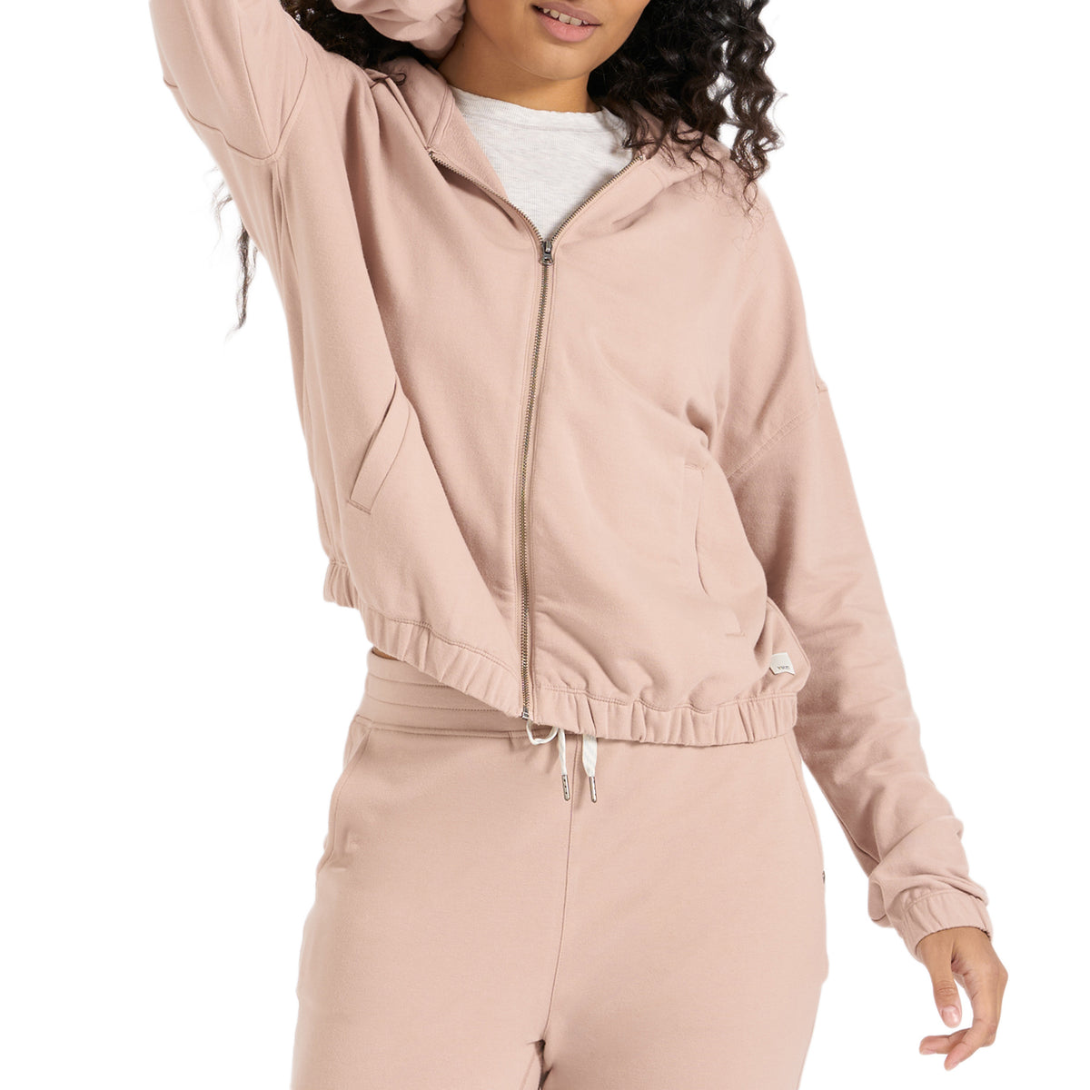 Vuori Laguna Zip Hoodie - Women's Dogwood