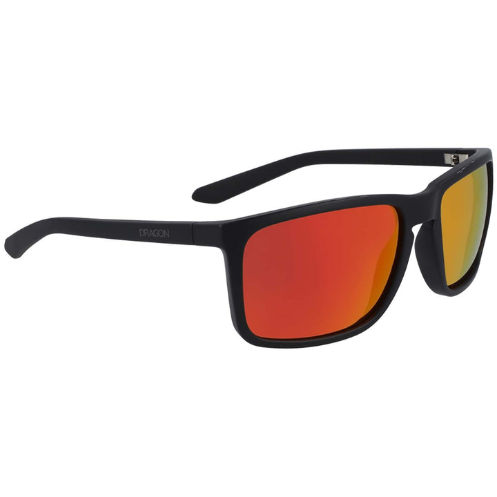Dragon Melee XL Ion Sunglasses Matte Black/Orange Ion