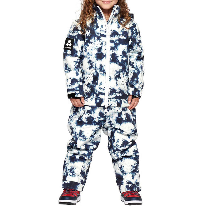 Oneskee Acclimate Onepiece - Kids' Blue/White Tie-Dye