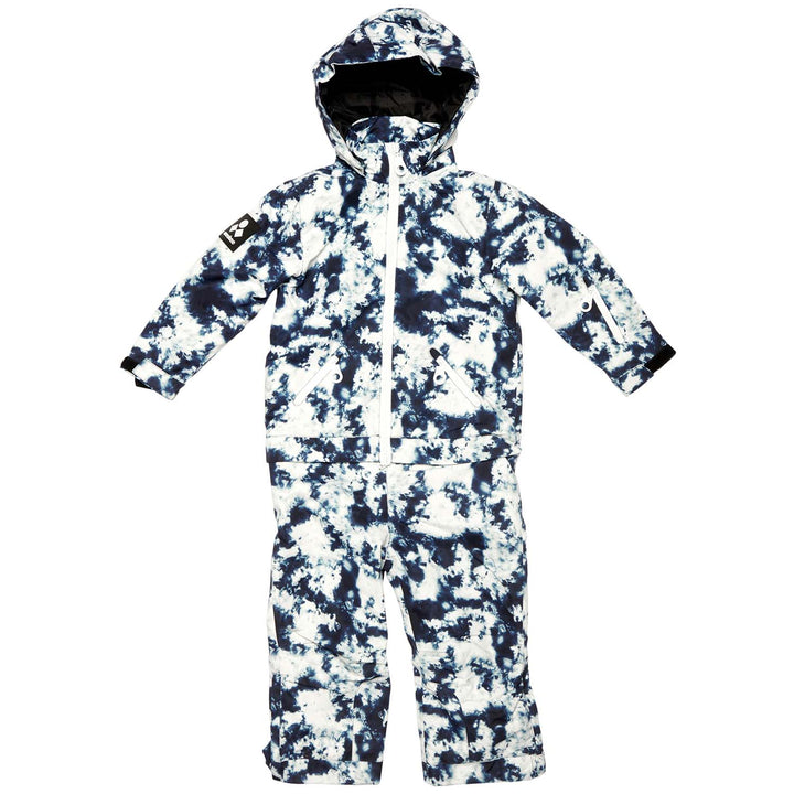 Oneskee Acclimate Onepiece - Kids' Blue/White Tie-Dye