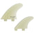 True Ames Tyler Warren Quad Solid Fiberglass FCS Fin Set Clear