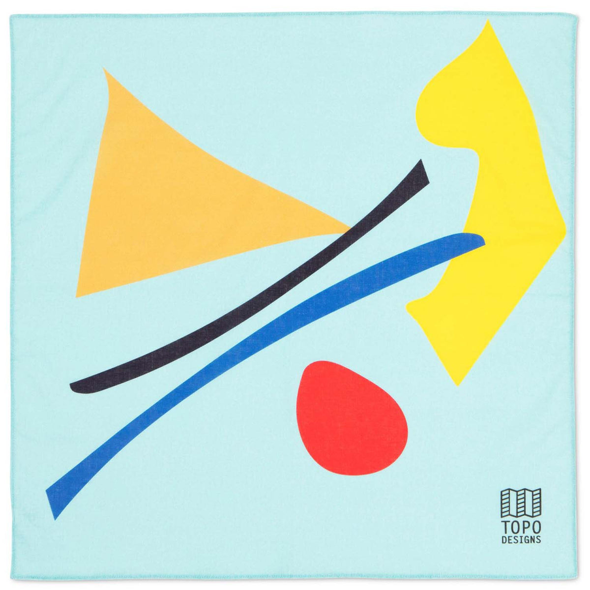 Topo Designs Topo Bandana Abstract/Pool Blue