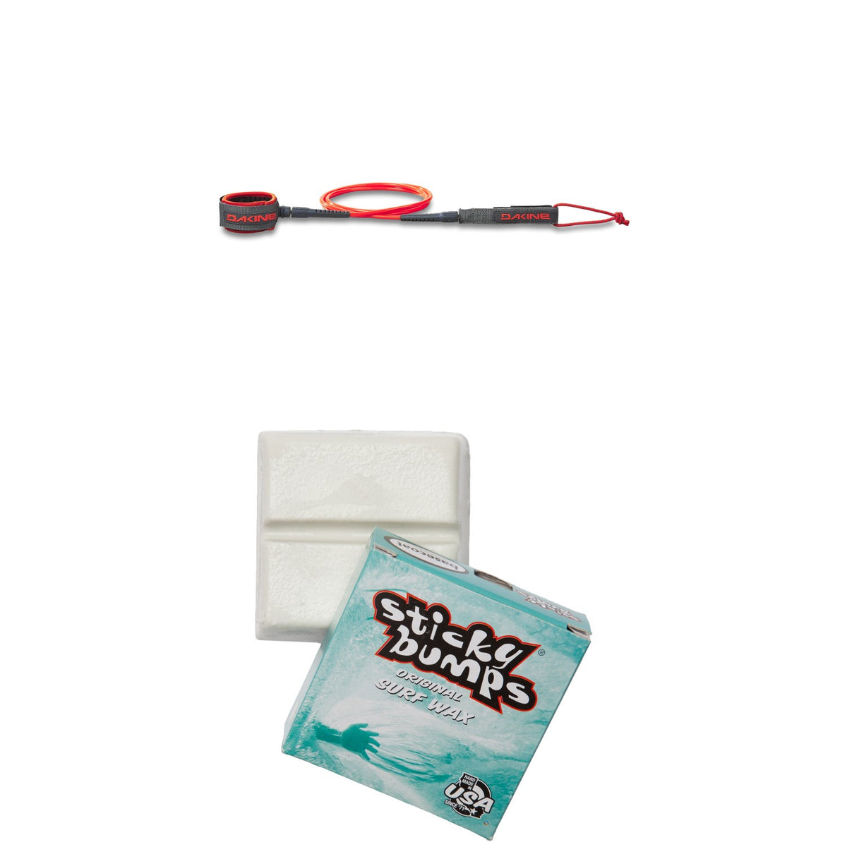 Dakine Kainui Team 6' Leash + Sticky Bumps Basecoat Wax
