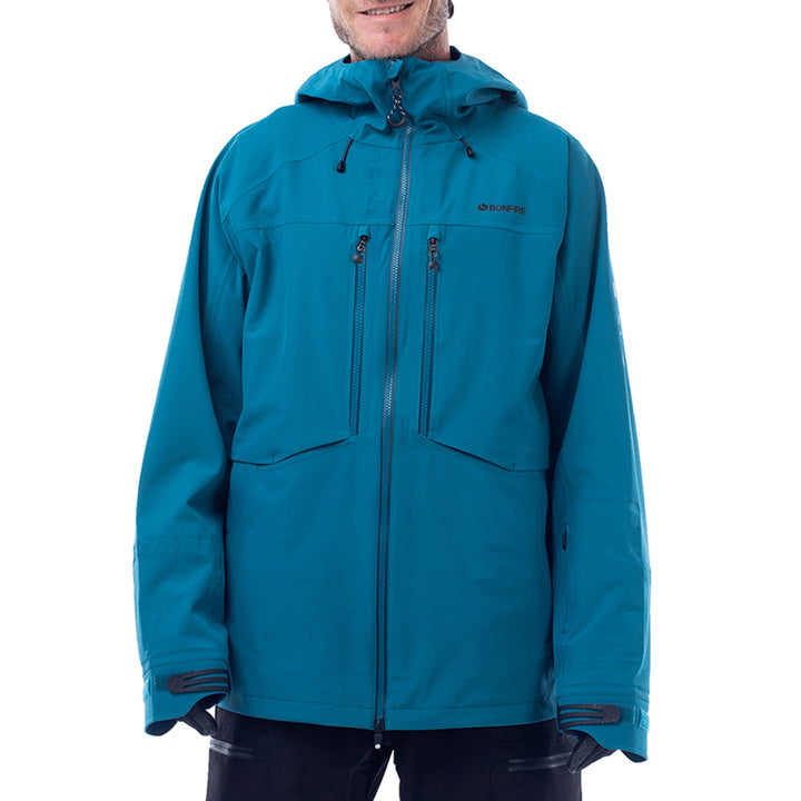 Bonfire Apex Polartec Neoshell 3L Stretch Shell Jacket - Men's Dark Teal