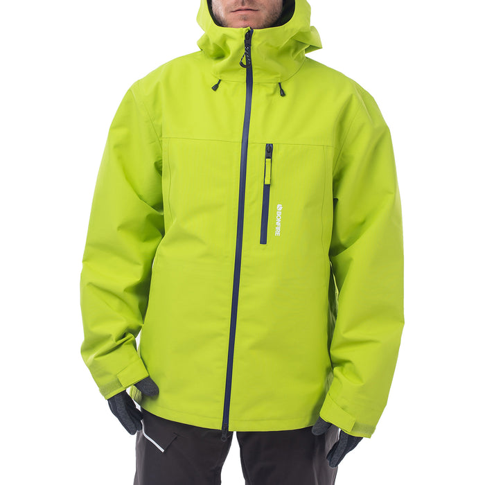 Bonfire Format 3L Shell Jacket - Men's Lime