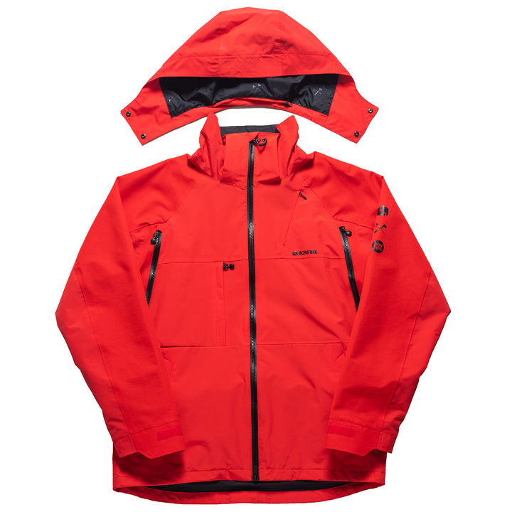 Bonfire Aspect 2L Stretch Cordura Jacket - Men's Red