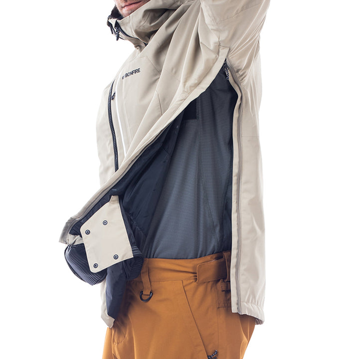 Bonfire Stack Insulated Pullover Jacket - Men's Khaki