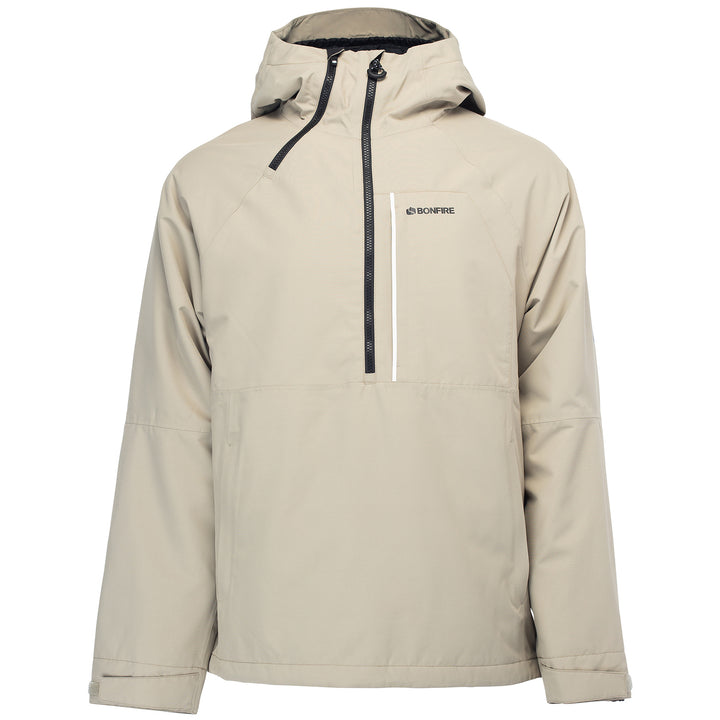 Bonfire Stack Insulated Pullover Jacket - Men's Khaki