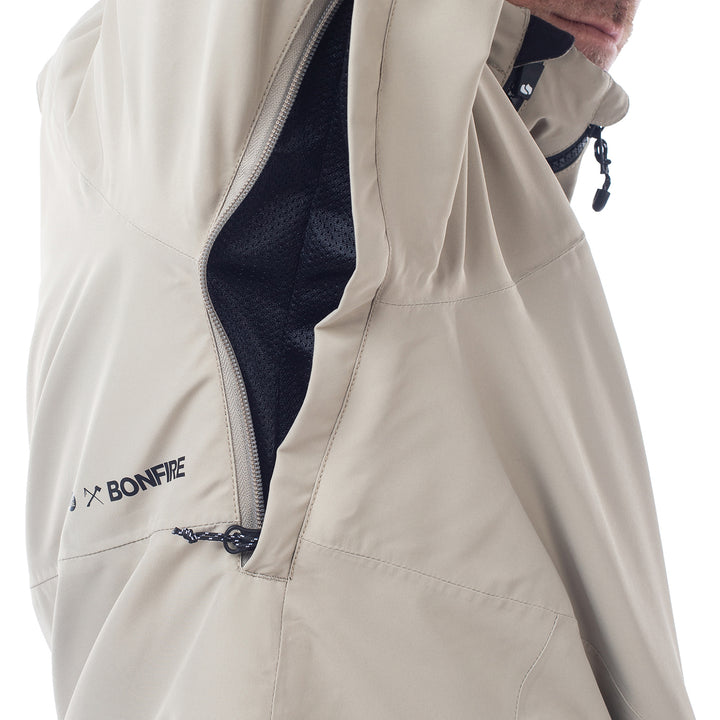 Bonfire Stack Insulated Pullover Jacket - Men's Khaki