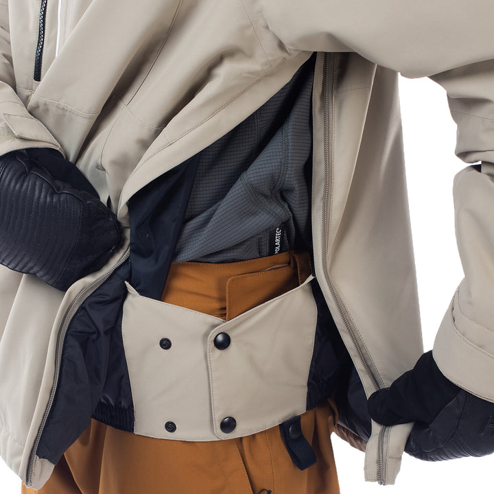 Bonfire Stack Insulated Pullover Jacket - Men's Khaki