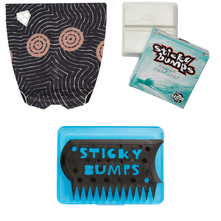 Gorilla Grip Otis Traction Pad + Sticky Bumps Basecoat Wax + Wax Comb & Box
