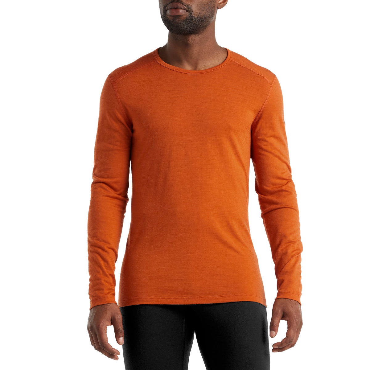 Icebreaker 200 Oasis Long Sleeve Crew Top Spice