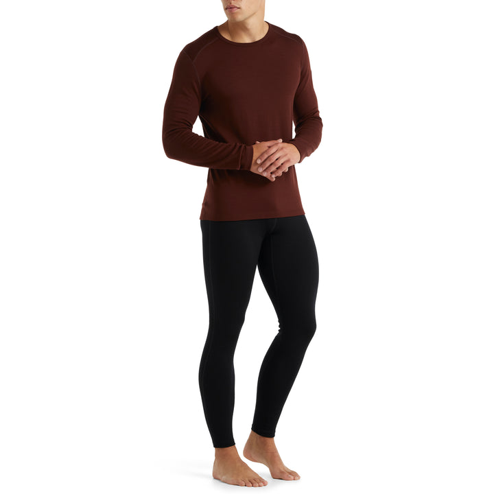 Icebreaker 260 Tech Long Sleeve Crew Top - Men's Espresso