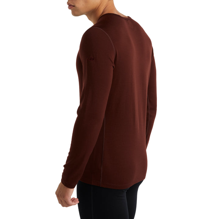 Icebreaker 260 Tech Long Sleeve Crew Top - Men's Espresso
