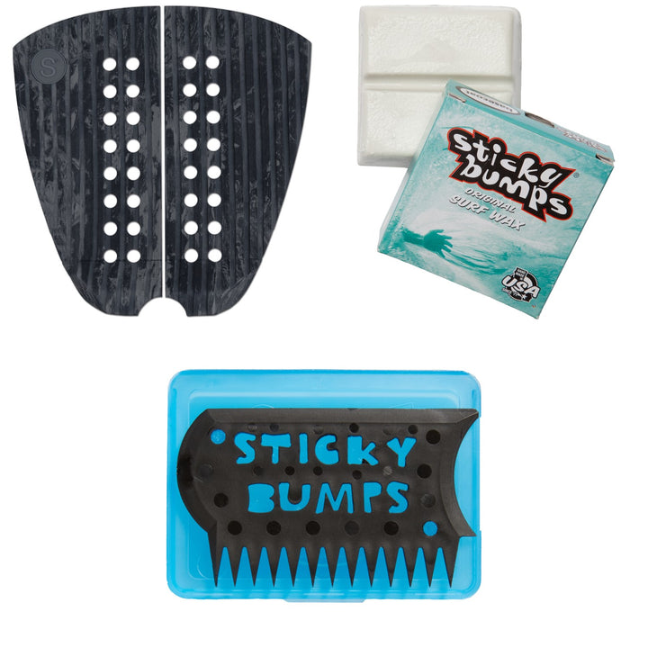 Sympl Supply Co Nº3 Son of Cobra Traction Pad + Sticky Bumps Basecoat Wax + Wax Comb & Box