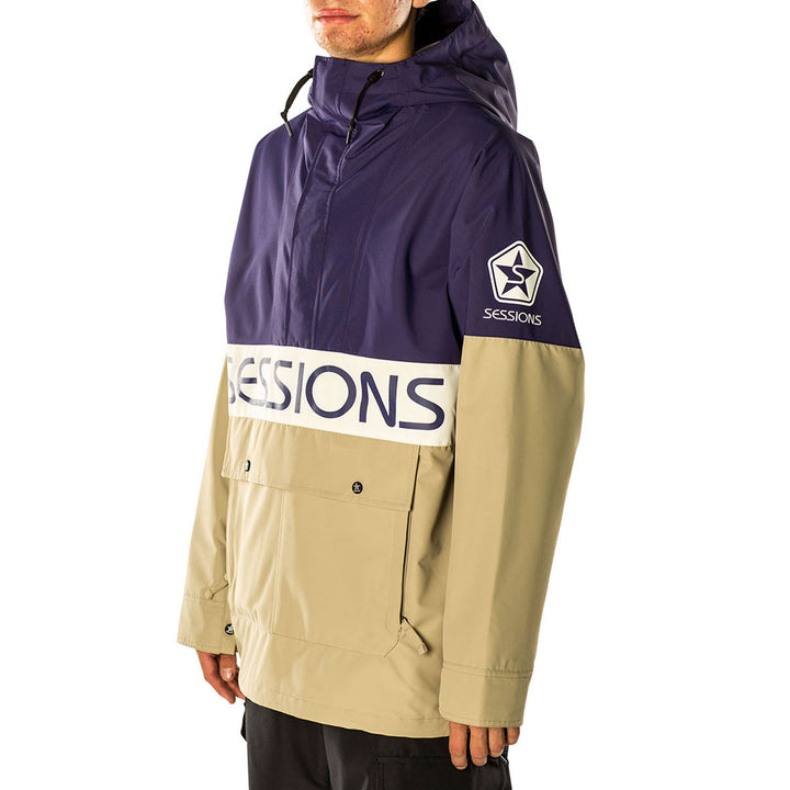 Sessions Chaos Pullover Jacket - Men's Beige