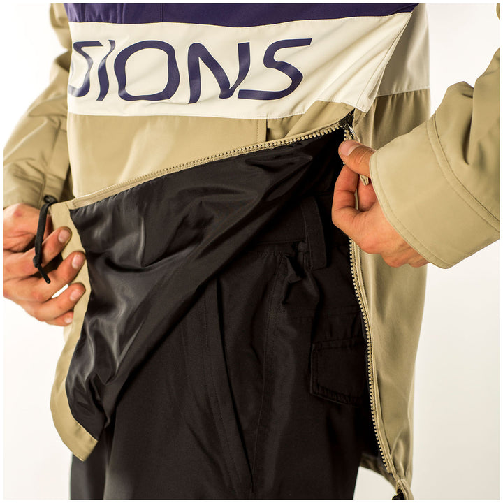 Sessions Chaos Pullover Jacket - Men's Beige