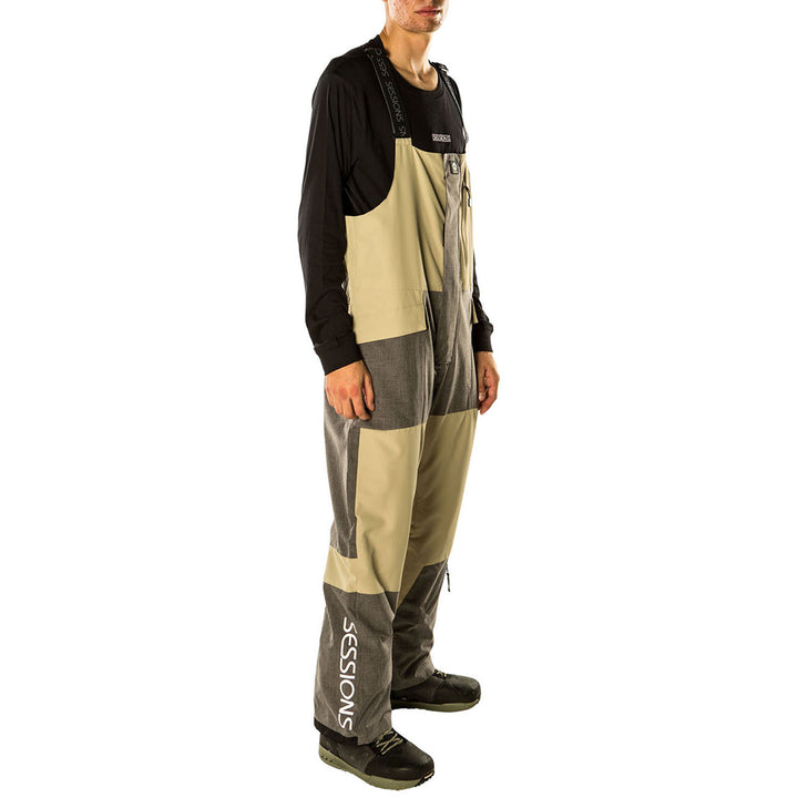 Sessions Bleach Bibs - Men's Beige