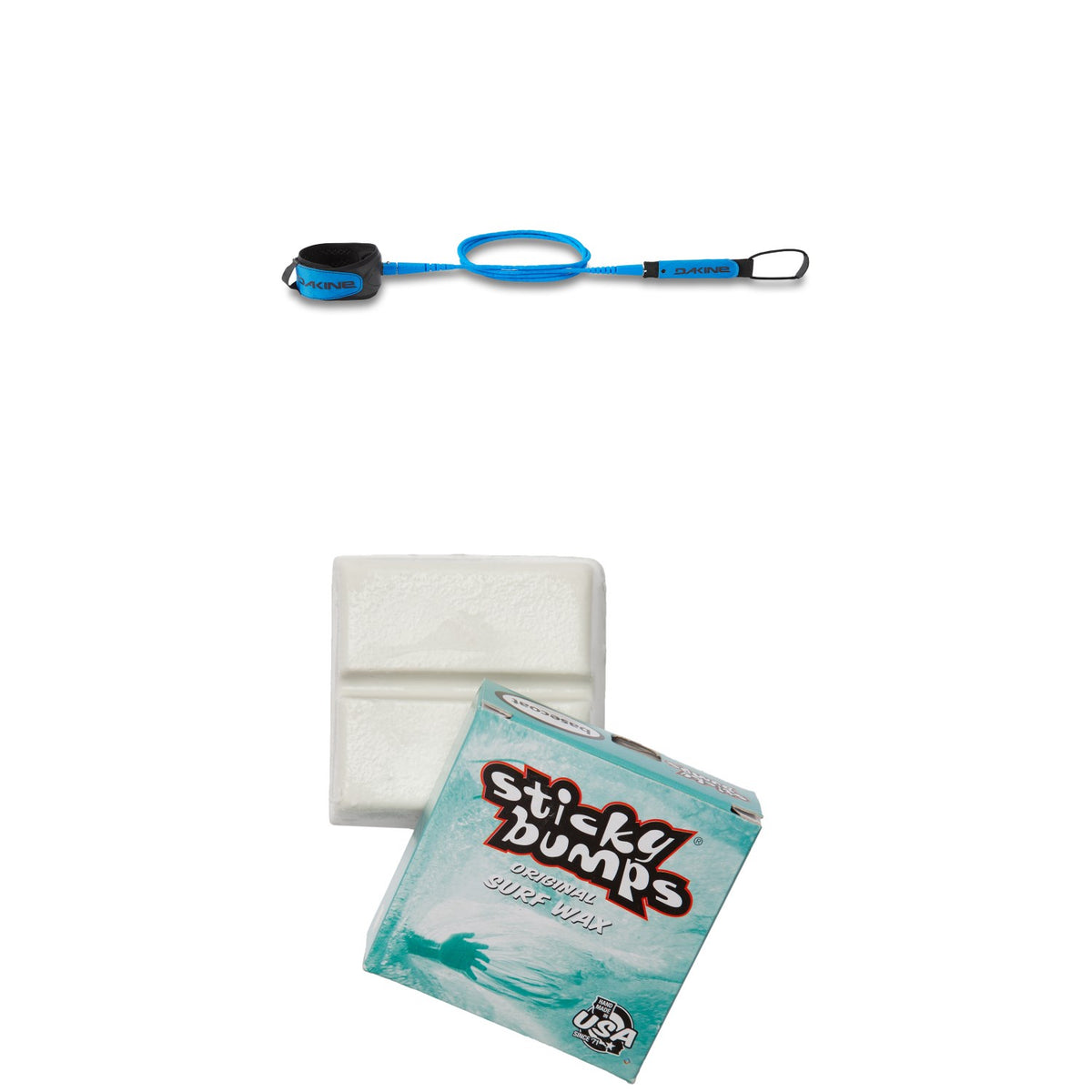 Dakine Kaimana Team 6' Leash + Sticky Bumps Basecoat Wax