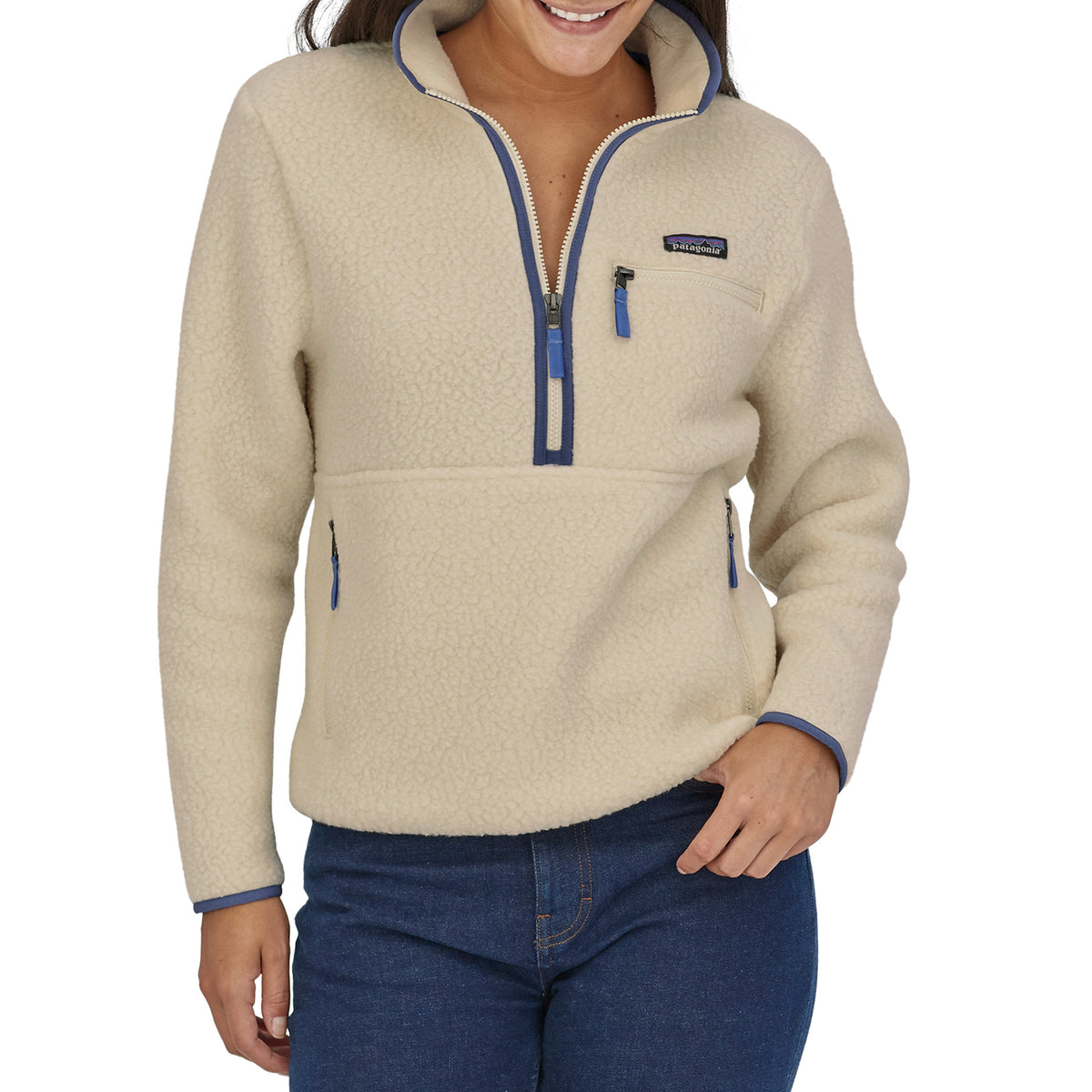 Patagonia Retro Pile Marsupial Pullover - Women's Natural