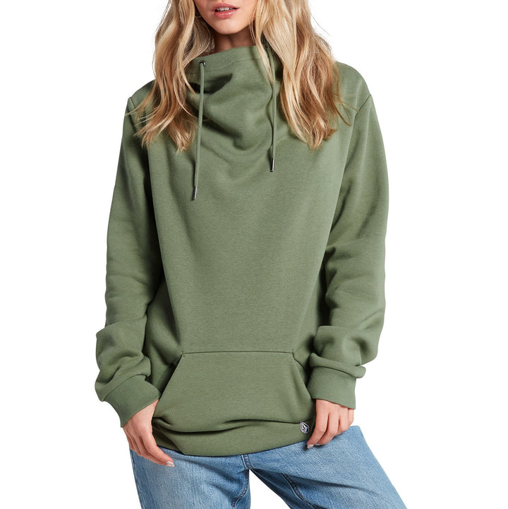 Volcom Walk On By High-Neck Hoodie - Women's Army