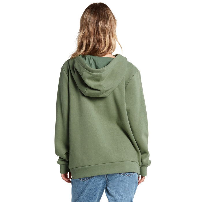 Volcom Walk On By High-Neck Hoodie - Women's Army
