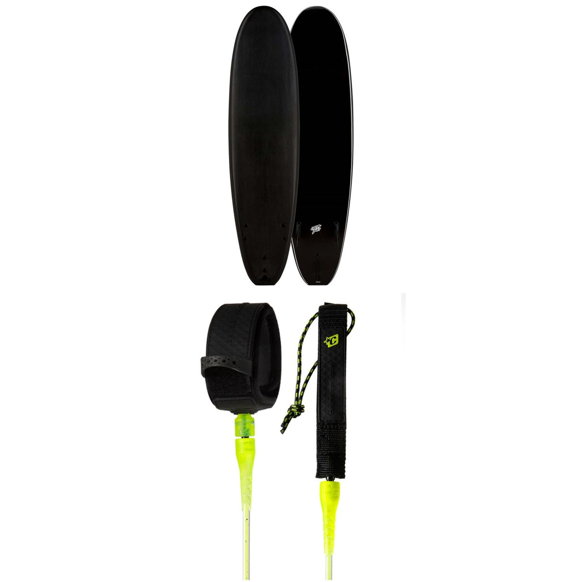 Catch Surf Blank Series 6'0" Log Surfboard + Creatures of Leisure Comp 6' Surf Leash