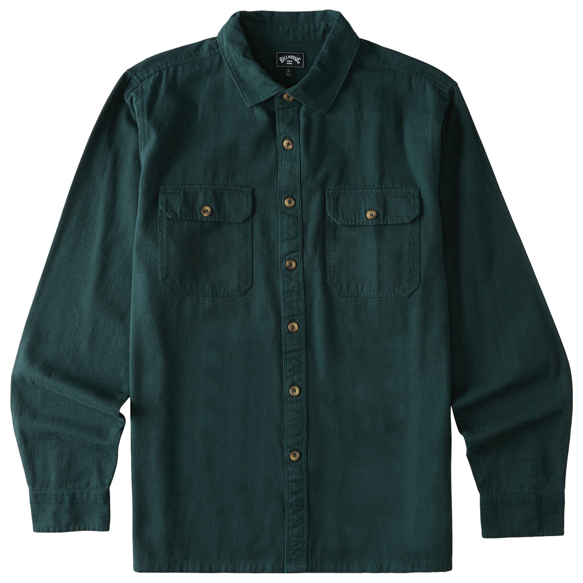 Billabong Offshore Solid Long-Sleeve Shirt - Men's Dark Seagreen