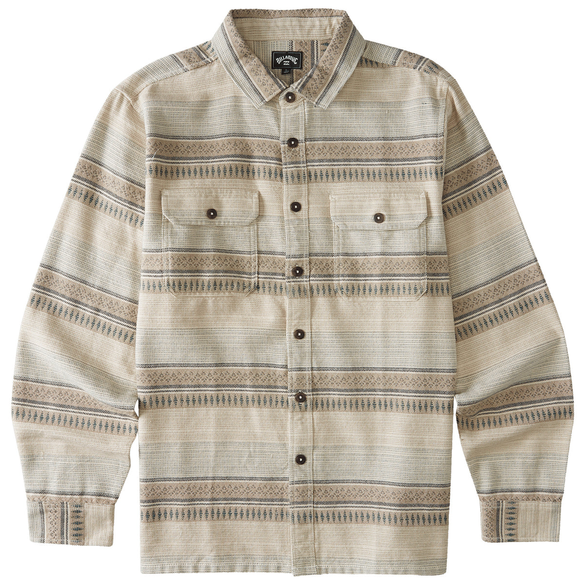 Billabong Offshore Jacquard Flannel Shirt - Men's Stone