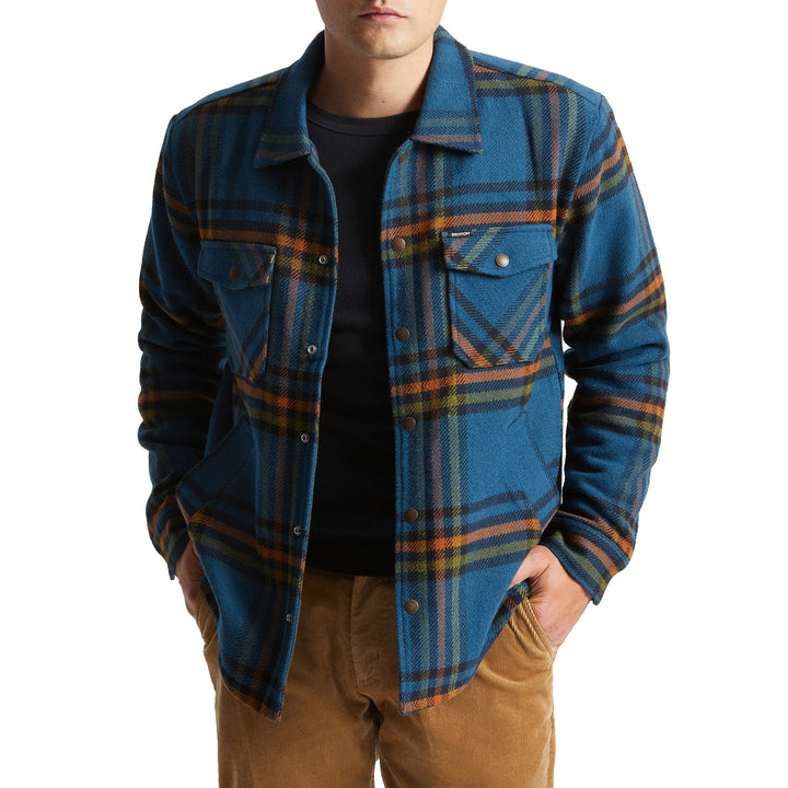Brixton Bowery Lined Jacket - Men's Marine Blue