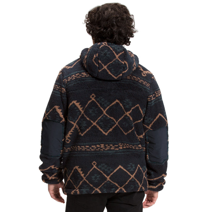 The North Face Printed Campshire Pullover Hoodie - Men's Aviator Navy Kilim Geo Three Color Print
