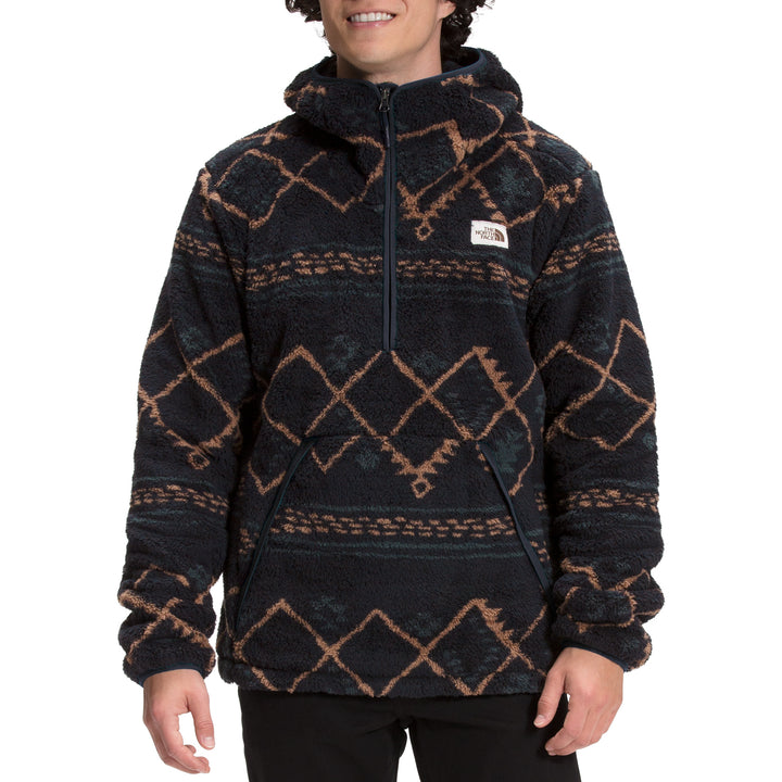 The North Face Printed Campshire Pullover Hoodie - Men's Aviator Navy Kilim Geo Three Color Print