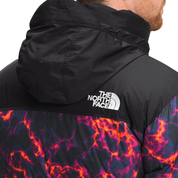 The North Face Printed 1996 Retro Nuptse Jacket - Men's TNF Black Marble Camo Print