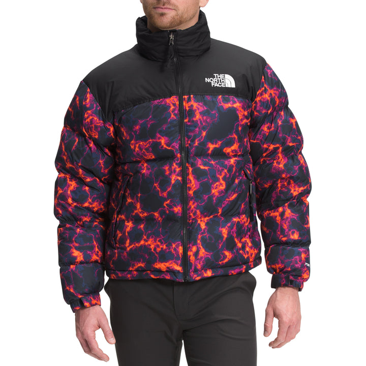 The North Face Printed 1996 Retro Nuptse Jacket - Men's TNF Black Marble Camo Print