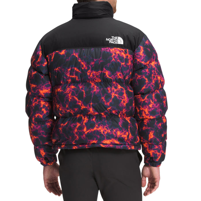 The North Face Printed 1996 Retro Nuptse Jacket - Men's TNF Black Marble Camo Print